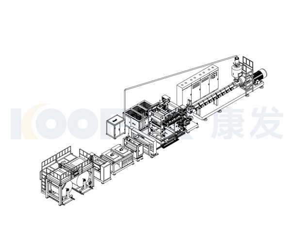 PP high speed sheet production line